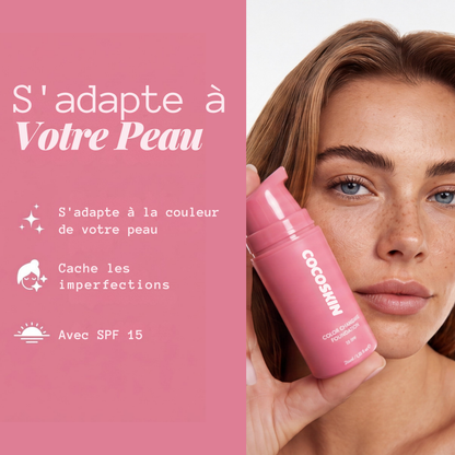 Fond de teint à changement de couleur